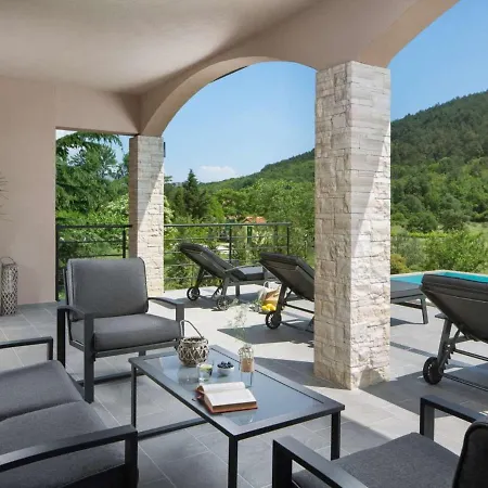 With Pool Surrounded By Woods In Labin * Labin (Istria)